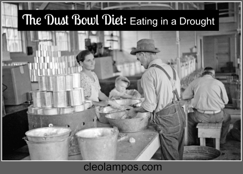 eating in a drought