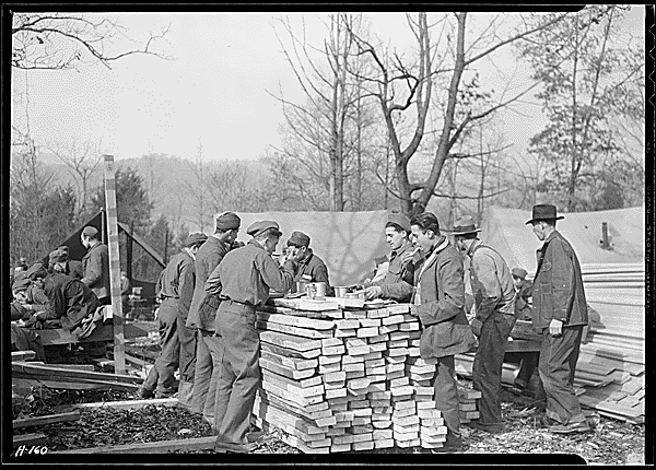 CCC Camp, TVA #22, near Esco, Tennessee, Lewis Hine Photographs for the Tennessee Valley Authority (TVA), 1933 - 1933