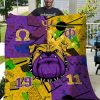 1911 Omega Psi Phi Bulldog Blanket All Over Printed