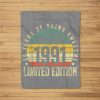 30 Year Old Gifts Vintage 1991 Limited Edition 30Th Birthday Fleece Blanket