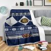 3D Mighty Morphin Power Ranger Blue Ugly Christmas Custom Blanket