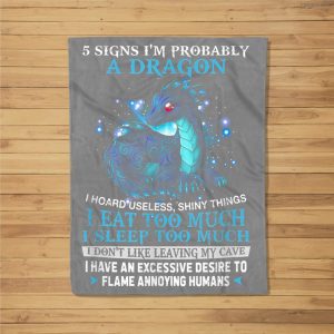 5 Signs I’M Probably A Dragon Fleece Blanket