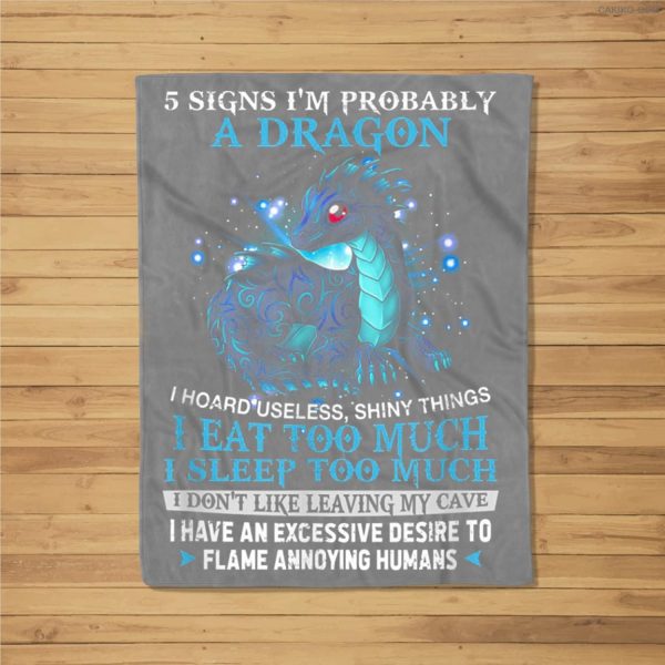 5 Signs I’M Probably A Dragon Fleece Blanket