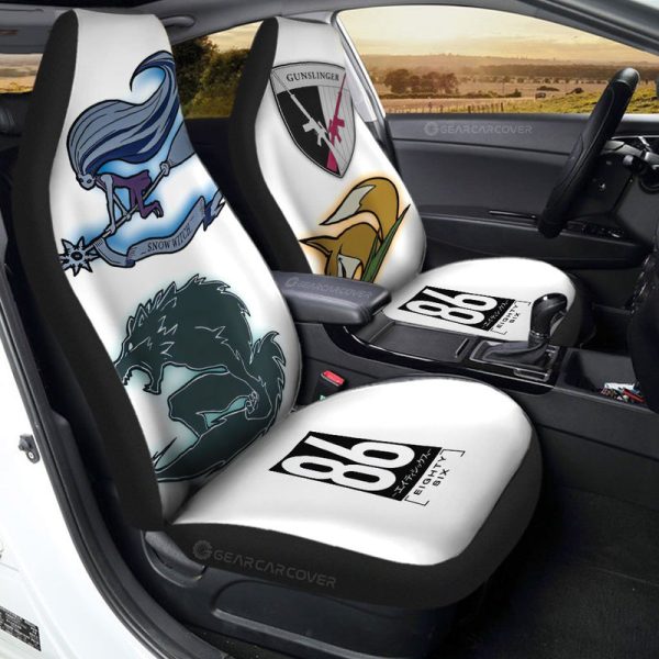 86 Symbols Car Seat Covers Custom Car Accessories