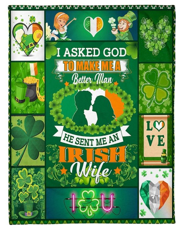 A Better Man Has An Irish Wife Blanket