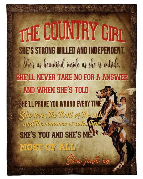 A Country Girl Like You And Me Blanket