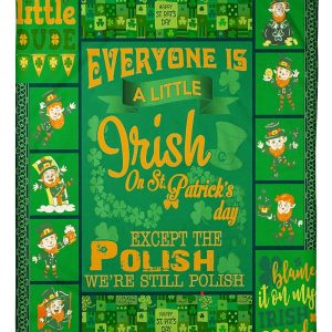 A Little Irish On St Patrick’s Day Blanket