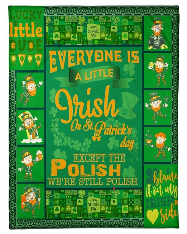 A Little Irish On St Patrick’s Day Blanket