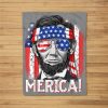 Abraham Lincoln 4Th Of July Merica Men Women American Flag Fleece Blanket