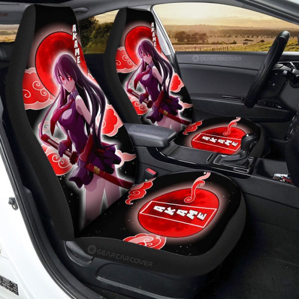 Akame Car Seat Covers Custom Akame Ga Kill Anime Car Accessoriess