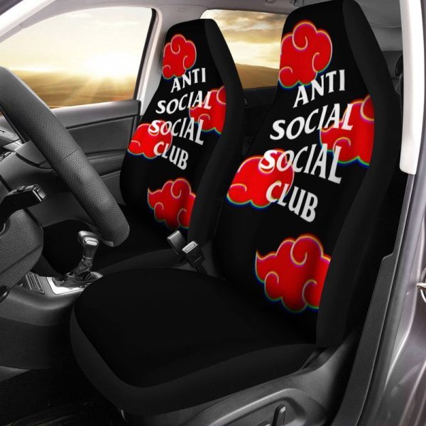 Akatsuki Anti Social Car Seat Covers Custom Car Accessories