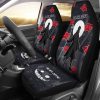 Akatsuki Black Zetsu Car Seat Covers Custom Anime Car Interior Accessories