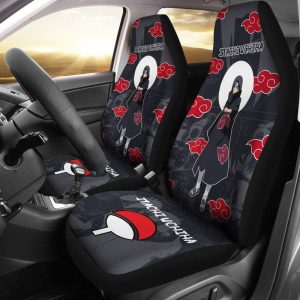 Akatsuki Itachi Car Seat Covers Custom Anime Car Interior Accessories