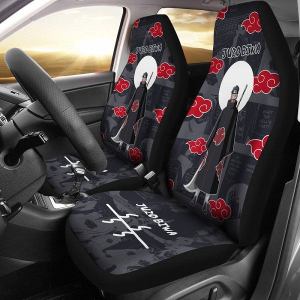 Akatsuki Juzo Biwa Car Seat Covers Custom Anime Car Accessories