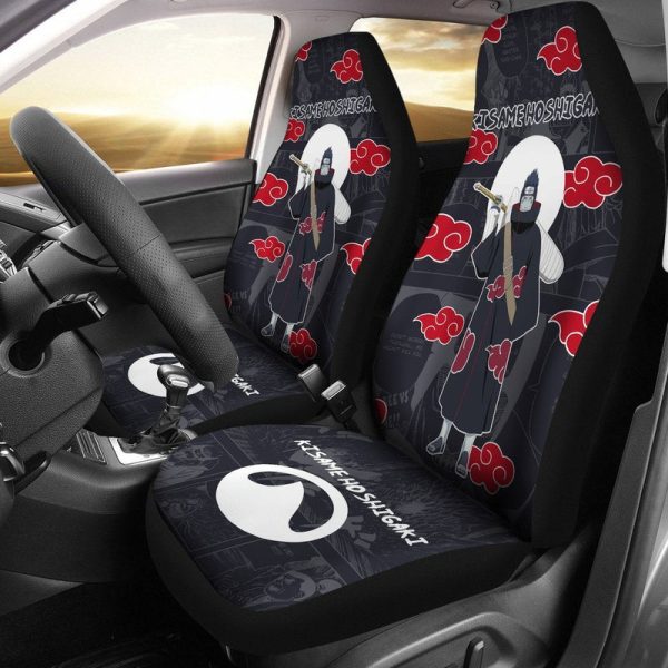 Akatsuki Kisame Car Seat Covers Custom Anime Car Accessories