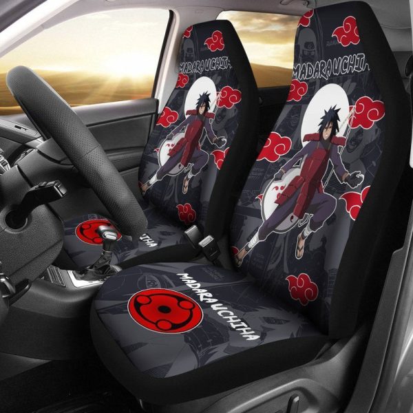 Akatsuki Madara Car Seat Covers Custom Anime Car Accessories