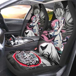 Akaza Car Seat Covers Custom Demon Slayer Anime Car Accessories