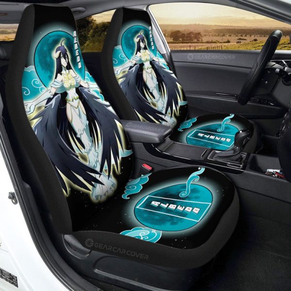 Albedo Car Seat Covers Overlord Anime Car Accessories