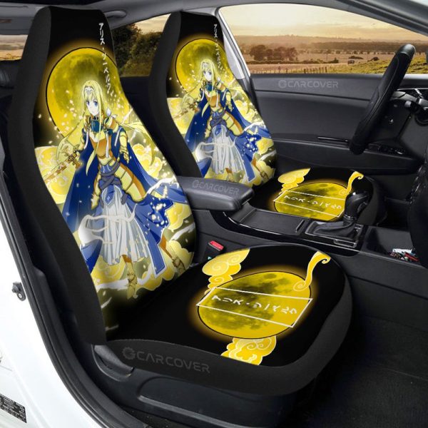 Alice Car Seat Covers Custom Sword Art Online Anime Car Accessories