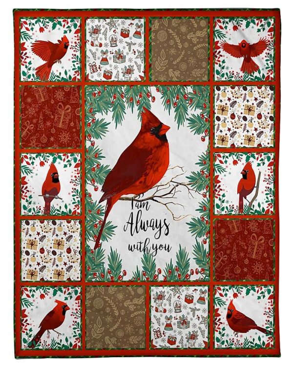 Always With You Cardinal Bird Blanket