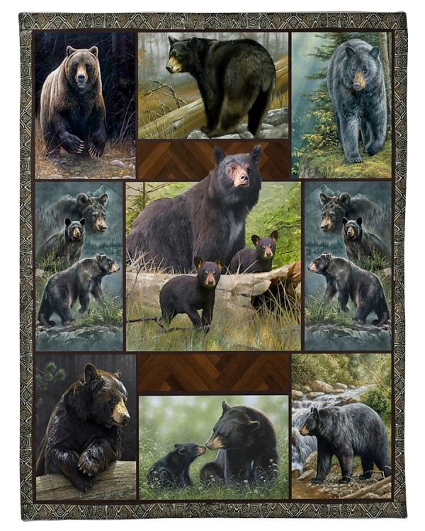 American Black Bear Blanket