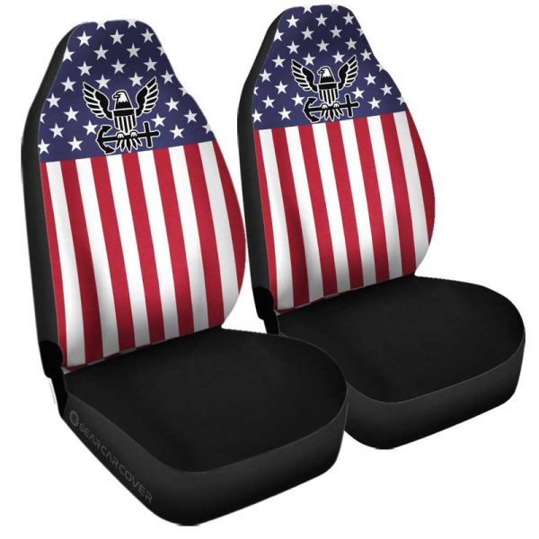 American Flag Military Navy Car Seat Covers Custom Car Accessories