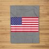 American Flag  Usa Patriotic For Us Men Women Kids Fleece Blanket