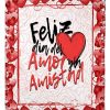 Amor Y La Amistad Valentine Blanket