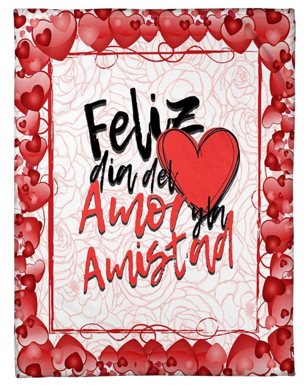 Amor Y La Amistad Valentine Blanket