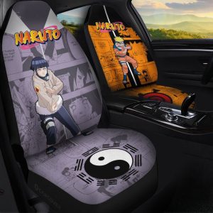 And Hinata Car Seat Covers Custom Anime Car Interior Accessories