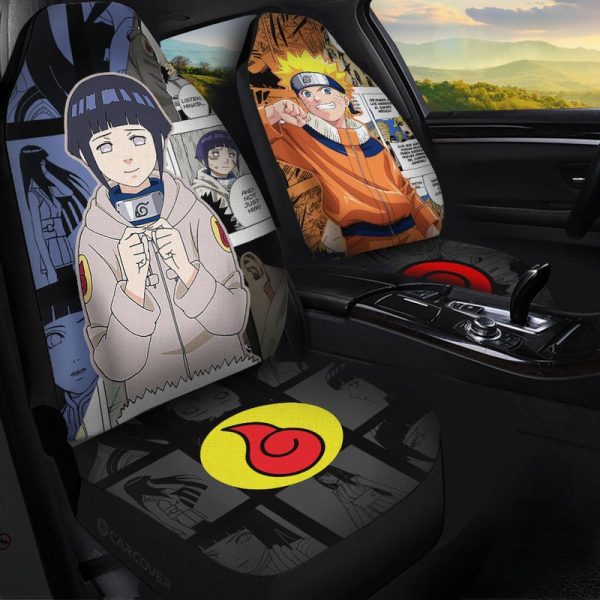 And Hinata Car Seat Covers Custom Anime Mix Manga Car Interior Accessories