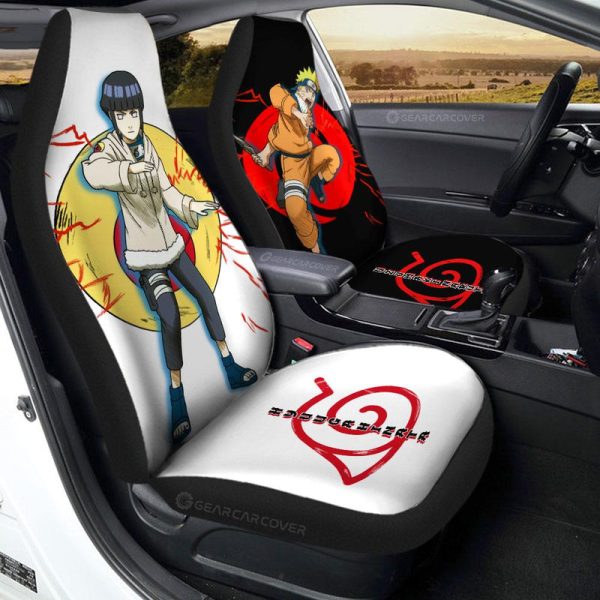 And Hinata Car Seat Covers Custom For Anime Fans