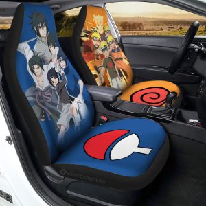 And Sasuke Car Seat Covers Custom Anime Car Accessories