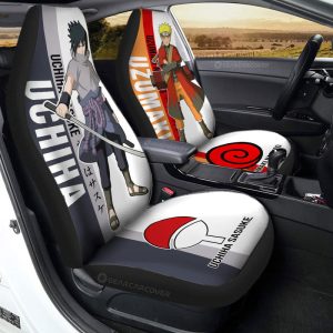 And Sasuke Car Seat Covers Custom Car Accessories For Fans