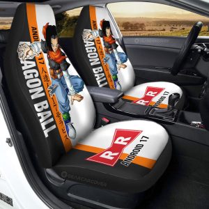 Android 17 Car Seat Covers Custom Car Accessories For Fans