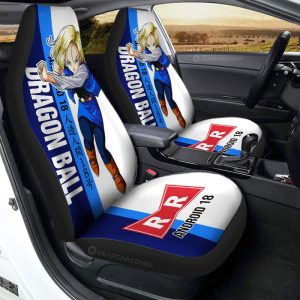 Android 18 Car Seat Covers Custom Car Accessories For Fans