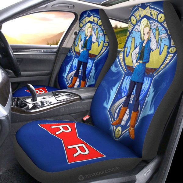 Android 18 Car Seat Covers Custom Car Interior Accessories