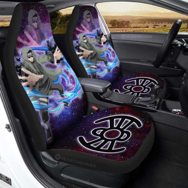 Anime Car Seat Covers Custom Aburame Shino Galaxy Style Car Accessories