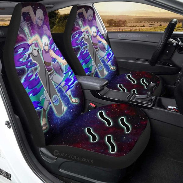 Anime Car Seat Covers Custom Hoozuki Suigetsu Galaxy Style Car Accessories