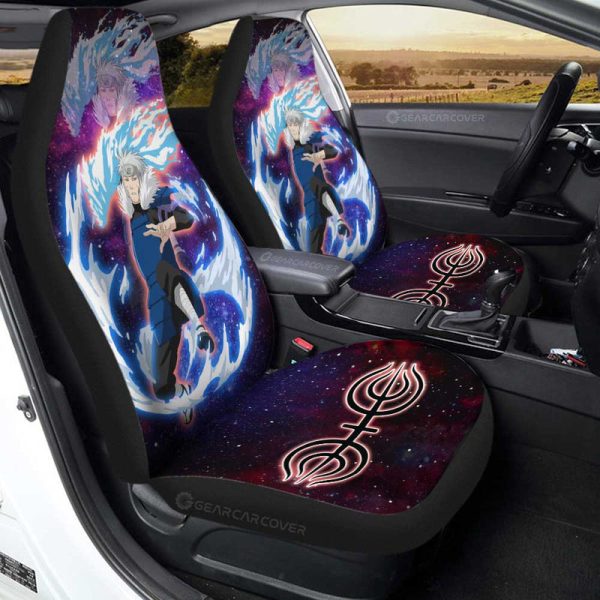 Anime Car Seat Covers Custom Senju Tobirama Galaxy Style Car Accessories