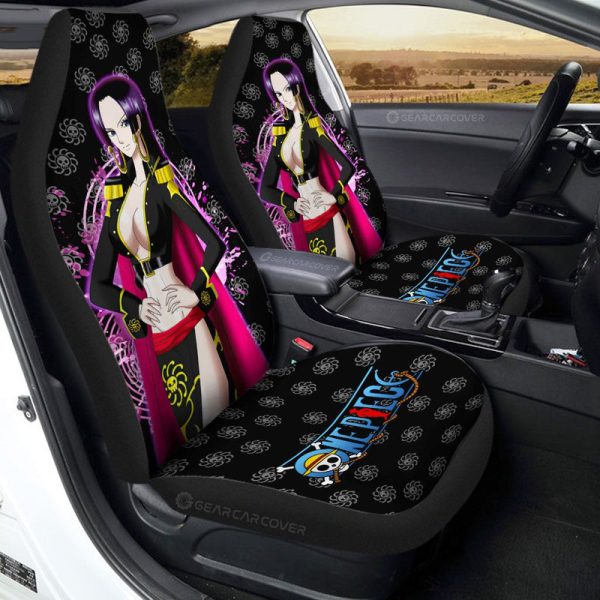 Anime Sexy Girl Boa Hancock Car Seat Covers Custom One Piece Anime