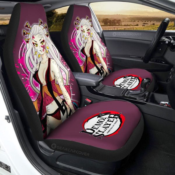 Anime Sexy Girl Daki Car Seat Covers Custom Demon Slayer Anime