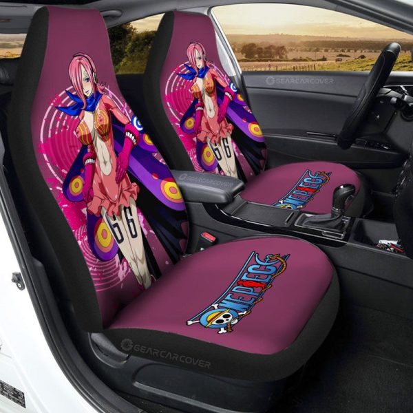 Anime Waifu Girl Princess Shirahoshi Car Seat Covers Custom One Piece Anime Car Accessories