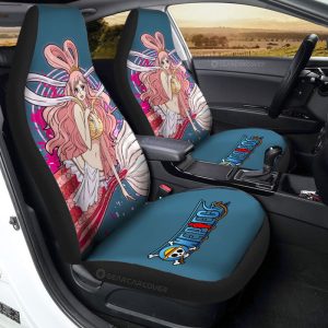 Anime Waifu Girl Vinsmoke Reiju Car Seat Covers Custom One Piece Anime Car Accessories