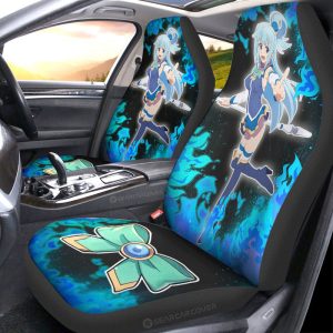 Aqua Car Seat Covers Custom Anime Car Accessories