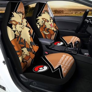 Arcanine Car Seat Covers Custom Anime Car Accessories