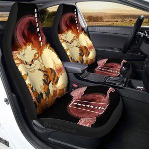 Arcanine Car Seat Covers Custom Anime Car Accessories For Anime Fans