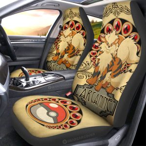 Arcanine Car Seat Covers Custom Car Interior Accessories