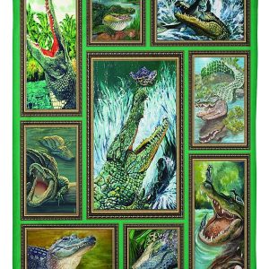 Art Alligator Blanket