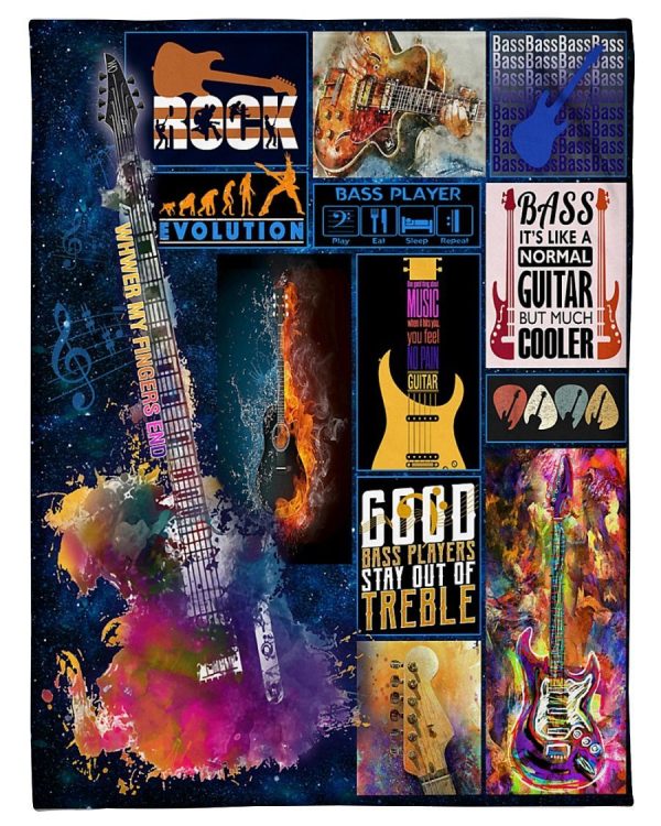 Art Guitar Rook Blanket